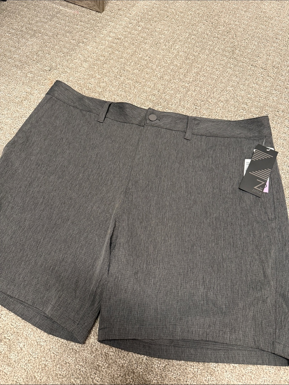 Zella Mens Gray Performance Shorts
